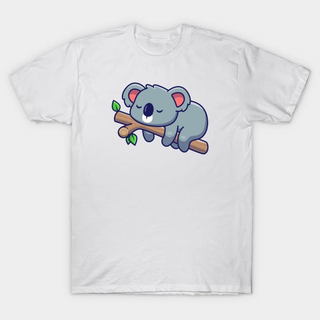 Cute koala sleeping T-Shirt by Catalyst Labs